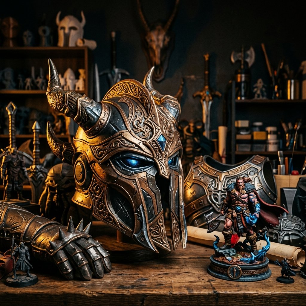 3D Baskı Cosplay Figur